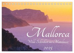 Mallorca - Wilde Schönheit im Mittelmeer (Tischkalender 2025 DIN A5 quer), CALVENDO Monatskalender