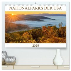 Nationalparks der USA (hochwertiger Premium Wandkalender 2025 DIN A2 quer), Kunstdruck in Hochglanz