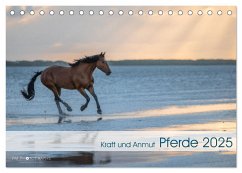 Pferde 2025 Kraft und Anmut (Tischkalender 2025 DIN A5 quer), CALVENDO Monatskalender