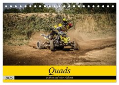 Quad`s action auf vier rädern (Tischkalender 2025 DIN A5 quer), CALVENDO Monatskalender