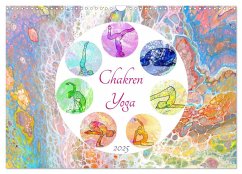 Chakren Yoga (Wandkalender 2025 DIN A3 quer), CALVENDO Monatskalender