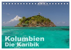 Kolumbien - Die Karibik (Tischkalender 2025 DIN A5 quer), CALVENDO Monatskalender - Calvendo;Mapache