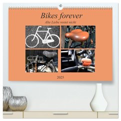 Bikes forever (hochwertiger Premium Wandkalender 2025 DIN A2 quer), Kunstdruck in Hochglanz