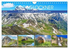 Großglockner, Alpen, Murmeltiere & mehr by VogtArt (Wandkalender 2025 DIN A4 quer), CALVENDO Monatskalender