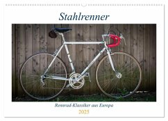 Stahlrenner - Rennrad-Klassiker aus Europa (Wandkalender 2025 DIN A2 quer), CALVENDO Monatskalender