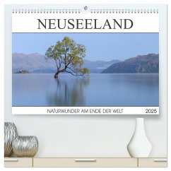 Neuseeland - Naturwunder am Ende der Welt (hochwertiger Premium Wandkalender 2025 DIN A2 quer), Kunstdruck in Hochglanz - Calvendo;Heeb, Christian