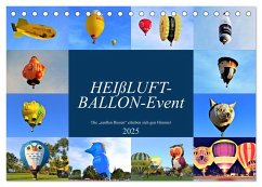 HEIßLUFT-BALLON-Event (Tischkalender 2025 DIN A5 quer), CALVENDO Monatskalender