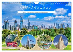 Melbourne - Sympathische Metropole Australiens (Wandkalender 2025 DIN A4 quer), CALVENDO Monatskalender