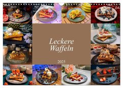 Leckere Waffeln (Wandkalender 2025 DIN A3 quer), CALVENDO Monatskalender