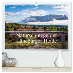 Naturschutzgebiet Lüneburger Heide (hochwertiger Premium Wandkalender 2025 DIN A2 quer), Kunstdruck in Hochglanz - Calvendo;Lorenzen-Müller, Sandra