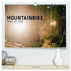 Mountainbike Trail-Action (hochwertiger Premium Wandkalender 2025 DIN A2 quer), Kunstdruck in Hochglanz