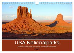 USA Nationalparks - Eine Reise durch die Vielfalt und Schönheit der Naturparks Nordamerikas (Wandkalender 2025 DIN A4 quer), CALVENDO Monatskalender