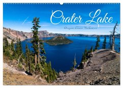 Crater Lake - Oregons blauer Vulkansee (Wandkalender 2025 DIN A2 quer), CALVENDO Monatskalender