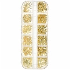 Cover Füllmaterial Formen Mix, Gold, 8g