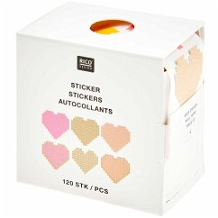 Cover Mini Sticker Futschikato, Herzen, 120 Stk FSC MIX