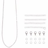 Schmuck Zubehör Set, Verschlüsse, Ketten & Ösen, 19-tlg.