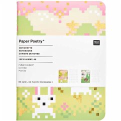 Cover Notizhefte DIN A6, Pixel, Landscape FSC MIX, 2 Stk.