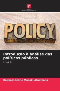 Introdução à análise das políticas públicas - Masoki Atambana, Raphaël-Marie