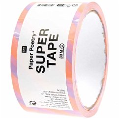 Cover Paketklebeband Flieder / Neonorange, 5 cm x 32 m