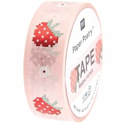 Tape Futschikato, Erdbeeren FSC MIX, 1,5 cm x 10 m