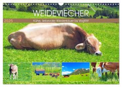 Weideviecher, Kühe liebevolle Wiederkäuer (Wandkalender 2025 DIN A3 quer), CALVENDO Monatskalender - Calvendo;VogtArt