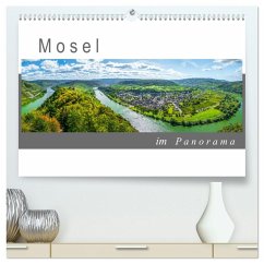 Mosel im Panorama (hochwertiger Premium Wandkalender 2025 DIN A2 quer), Kunstdruck in Hochglanz