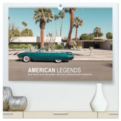 AMERICAN LEGENDS (hochwertiger Premium Wandkalender 2025 DIN A2 quer), Kunstdruck in Hochglanz - Calvendo;Becker, Roman