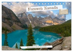 Fernweh Kanada - Naturerlebnis Rocky Mountains (Tischkalender 2025 DIN A5 quer), CALVENDO Monatskalender - Calvendo;alfotokunst