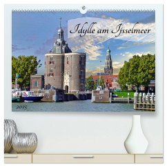 Idylle am Ijsselmeer (hochwertiger Premium Wandkalender 2025 DIN A2 quer), Kunstdruck in Hochglanz