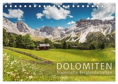 Dolomiten - Traumhafte Berglandschaften (Tischkalender 2025 DIN A5 quer), CALVENDO Monatskalender