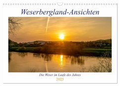 Weserberglandansichten (Wandkalender 2025 DIN A3 quer), CALVENDO Monatskalender - Calvendo;Weserbergland, Fotografiecentrum