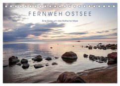 Fernweh Ostsee (Tischkalender 2025 DIN A5 quer), CALVENDO Monatskalender