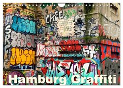 Hamburg Graffiti (Wandkalender 2025 DIN A4 quer), CALVENDO Monatskalender