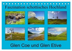 Faszination schottisches Hochland - Glen Coe und Glen Etive (Tischkalender 2025 DIN A5 quer), CALVENDO Monatskalender - Calvendo;Paul - Babett's Bildergalerie, Babett