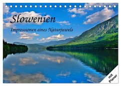 Slowenien - Impressionen eines Naturjuwels (Tischkalender 2025 DIN A5 quer), CALVENDO Monatskalender - Calvendo;Plastron Pictures, Lost