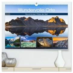 Wundervolle Orte (hochwertiger Premium Wandkalender 2025 DIN A2 quer), Kunstdruck in Hochglanz