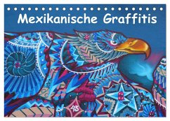 Mexikanische Graffitis (Tischkalender 2025 DIN A5 quer), CALVENDO Monatskalender - Calvendo;Wubben, Arie