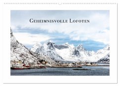 Geheimnisvolle Lofoten (Wandkalender 2025 DIN A2 quer), CALVENDO Monatskalender