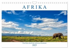 Afrika, eine Reise durch den schwarzen Kontinent (Wandkalender 2025 DIN A4 quer), CALVENDO Monatskalender - Calvendo;Zech Fotografie, Michael