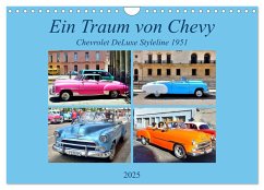 Ein Traum von Chevy - Chevrolet DeLuxe Styleline 1951 (Wandkalender 2025 DIN A4 quer), CALVENDO Monatskalender