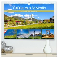 Grüße aus St.Martin (hochwertiger Premium Wandkalender 2025 DIN A2 quer), Kunstdruck in Hochglanz