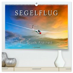 Segelflug, ein Stück Freiheit (hochwertiger Premium Wandkalender 2025 DIN A2 quer), Kunstdruck in Hochglanz