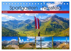 Sportgastein - Nassfeld (Tischkalender 2025 DIN A5 quer), CALVENDO Monatskalender - Calvendo;Kramer, Christa