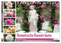 Romantische Rosenträume (Tischkalender 2025 DIN A5 quer), CALVENDO Monatskalender - Calvendo;Kruse, Gisela