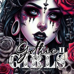Gothic Girls Coloring Book for Adults 2 - Publishing, Monsoon;Grafik, Musterstück