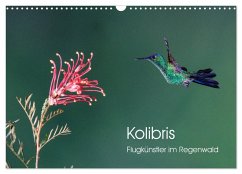 Kolibris - Flugkünstler im Regenwald (Wandkalender 2025 DIN A3 quer), CALVENDO Monatskalender