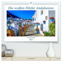Die weißen Dörfer Andalusiens (hochwertiger Premium Wandkalender 2025 DIN A2 quer), Kunstdruck in Hochglanz