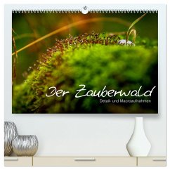 Der Zauberwald - Detailaufnahmen (hochwertiger Premium Wandkalender 2025 DIN A2 quer), Kunstdruck in Hochglanz