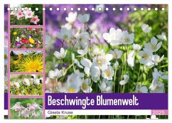 Beschwingte Blumenwelt (Tischkalender 2025 DIN A5 quer), CALVENDO Monatskalender - Calvendo;Kruse, Gisela