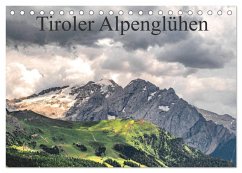 Tiroler Alpenglühen (Tischkalender 2025 DIN A5 quer), CALVENDO Monatskalender